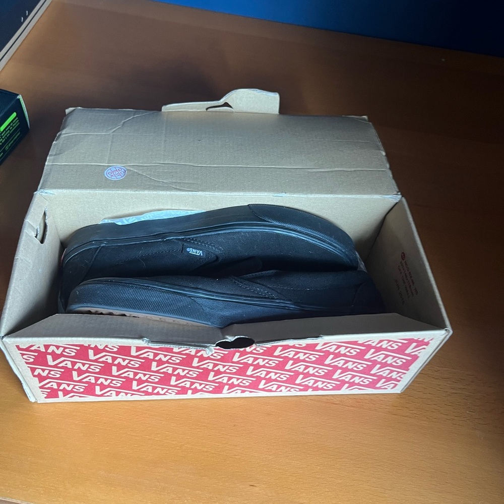 Vans Men's Black Slip-On Shoes